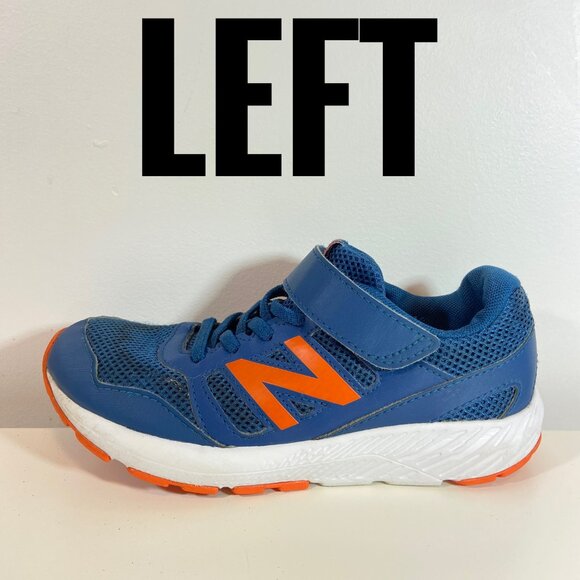 New Balance 570 V3 Wide NB Blue Orange Kids Youth Running Shoes - Picture 6 of 8